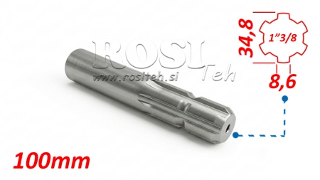 P.T.O. ADAPTÉR 13/8 L=100