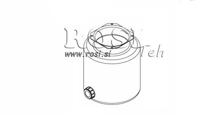 ΜΕΤΑΛΛΙΚΟΣ ΔΕΞΑΜΕΝΗΣ ΡΟΛΛ PP 6 ΛΙΤΡΑ ΟΡΙΖΟΝΤΙΟΣ-ΚΑΘΕΤΟΣ