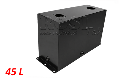 ΜΕΤΑΛΛΙΚΟΣ ΔΕΞΑΜΕΝΑΣ 45 ΛΙΤΡΩΝ ΚΥΒΟΣ 400X255X600MM ΠΡΟΕΤΟΙΜΑΣΙΑ ΓΙΑ ΦΙΛΤΡΟ ΕΠΙΣΤΡΟΦΗΣ