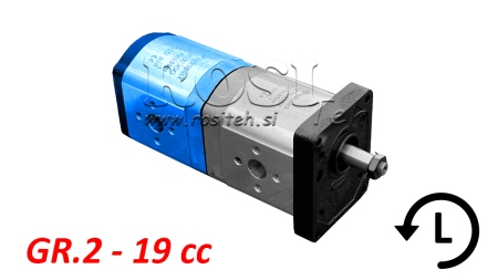 HYDRAULICKÉ ČERPADLO 20A19X066 ZADNÍ GR.2 19 CC LEVÉ