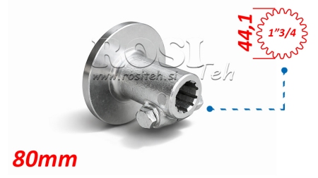 KARDANSKI NASTAVEK S PRIROBNICO IN ZATIČEM 1-3/4 (80 mm) (20zob)