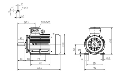 11KW-ΗΛΕΚΤΡΙΚΟΣ ΚΙΝΗΤΗΡΑΣ Y3 160M1-2_2930RPM 3ΦΑΣΙΚΟΣ ΠΟΔΙΑ-B3