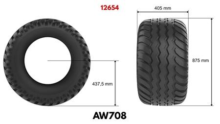 400/60-15,5 ΕΛΑΣΤΙΚΌ AW708 (14 PR)