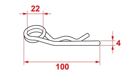 ΣΕΤ ΑΣΦΑΛΕΙΑΣ CLIP ΔΙΠΛΟ Φ 4 MM (5ΤΕΜ)
