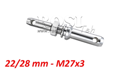 ΠΙΝΑΣ ΣΤΗΡΙΞΗΣ FI22/28MM ΜΕ ΣΠΕΙΡΩΜΑ M27X3