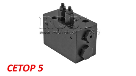 ΥΔΡΑΥΛΙΚΗ ΒΑΛΒΙΔΑ ΠΕΡΙΣΤΡΟΦΗΣ ΜΗΧΑΝΙΚΗ ΓΙΑ ΡΥΜΟΥΛΚΗΤΗΡΑ ΚΟΠΡΙΑΣ CETOP5 4/2 RHA