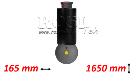 ΤΗΛΕΣΚΟΠΙΚΌΣ ΚΎΛΙΝΔΡΟΣ - MEILLER KIPPER - 5 ΒΑΘΜΊΔΕΣ 163 mm 15 ton - ΔΙΑΔΡΟΜΉ 1650 mm