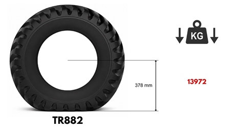 400/60-15,5 ΕΛΑΣΤΙΚΌ TR882 (16 PR) ΜΕ ΖΆΝΤΑ 13,00 x 15,5