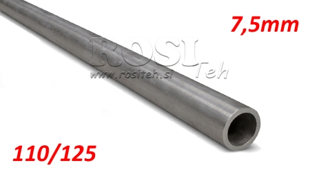 HONOVANÁ RÚRA H9 PRE HYDRAULICKÝ VALEC 110/125 - 7,5mm (1000mm)