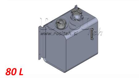 ΜΕΤΑΛΛΙΚΗ ΔΕΞΑΜΕΝΗ TOP 80 ΛΙΤΡΑ 360X500X500MM