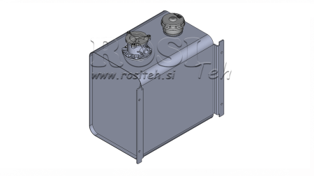 ΜΕΤΑΛΛΙΚΗ ΔΕΞΑΜΕΝΗ TOP 80 ΛΙΤΡΑ 360X500X500MM