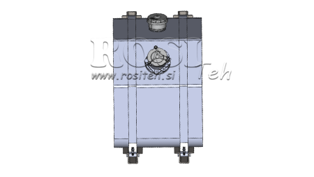 ΜΕΤΑΛΛΙΚΗ ΔΕΞΑΜΕΝΗ TOP 250 ΛΙΤ 600X600X800MM