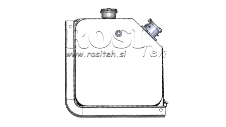ΜΕΤΑΛΛΙΚΗ ΔΕΞΑΜΕΝΗ TOP 250 ΛΙΤ 600X600X800MM