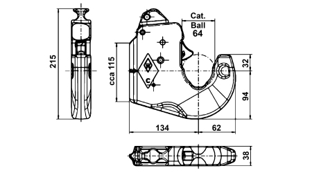 ΥΔΡΑΥΛΙΚΟ ΤΡΙΤΟ ΣΗΜΕΙΟ ΜΕ ΓΑΝΤΖΟ KAT.3 WALTERSCHEID