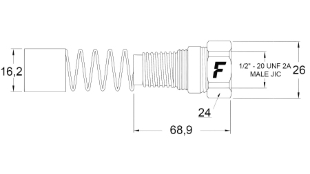 ΘΗΛΥΚΟΣ ΤΑΧΥΣΥΝΔΕΤΗΣ ΓΙΑ MULTI-FASTER 1/4 ΣΤΑΘΕΡΟ ΜΕΡΟΣ