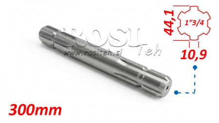 KARDANADAPTER 1-3/4 DOBBELTSIDET (300 mm)