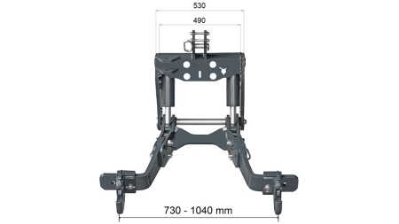 ΜΠΡΟΣΤΙΝΑ ΥΔΡΑΥΛΙΚΑ UNIVERSAL KIT FLEX 2KAT ΓΙΑ ΤΡΑΚΤΕΡ 1500KG