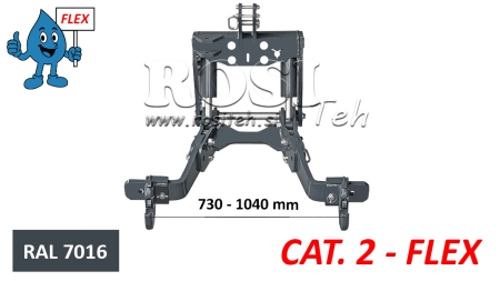 ΜΠΡΟΣΤΙΝΑ ΥΔΡΑΥΛΙΚΑ UNIVERSAL KIT FLEX 2KAT ΓΙΑ ΤΡΑΚΤΕΡ 1500KG
