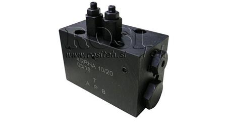 HYDRAULICKÝ VENTIL OTOČNÝ MECHANICKÝ PRO HLEVSKE BRUSH CETOP5 4/2 RHA