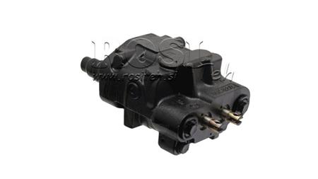 HYDRAULICKÝ OVLÁDACÍ VENTIL DLM-122/2 2xP80 L/min ZATÍŽENÍ S FLOAT FUNKCÍ