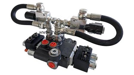 HYDRAULICKÝ VENTIL 2xZ80 12V DC S PLAVAJÍCÍ FUNKCÍ