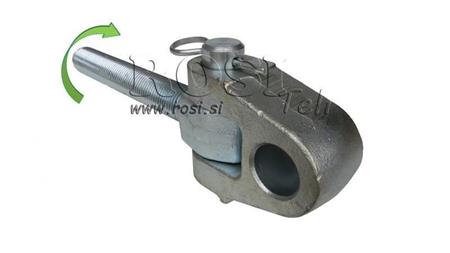 ειδικός σπειρωτός γάντζος για συσκευή έλξης κατηγορίας 3 M36x3