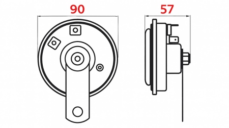 HORN TYPE 1 - HORN 12V
