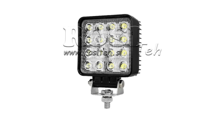 LED PRACOVNÍ SVĚTLO - SVĚTLO 16 LED 48W 12V-24V