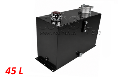 METALLTANK 45 LITER KUB 400X255X600MM KOMPLETT MED UTRUSTNING