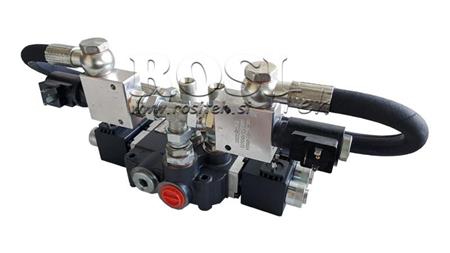 HYDRAULICKÝ VENTIL 2xZ80 12V DC S PLAVAJÍCÍ FUNKCÍ