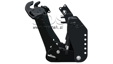 ΜΠΡΟΣΤΙΝΑ ΥΔΡΑΥΛΙΚΑ UNIVERSAL KIT 2KAT ΓΙΑ ΤΡΑΚΤΕΡ 1500KG - ΜΑΥΡΟ (RAL 9005)