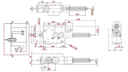 ΥΔΡΑΥΛΙΚΗ ΒΑΛΒΙΔΑ 1xP80 A7 ZS1/G VRŠIČKAR