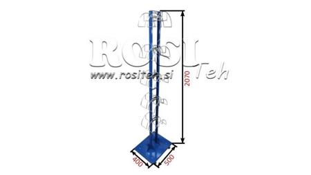 ΚΑΡΟΤΣΙ ΓΙΑ ΑΠΟΘΗΚΕΥΣΗ ΥΔΡΑΥΛΙΚΩΝ ΣΩΛΗΝΩΝ 10 ΘΕΣΕΙΣ