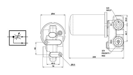 ΥΔΡΑΥΛΙΚΗ ΒΑΛΒΙΔΑ 3/4'' 120Llit 420 BAR - ΓΙΑ ΡΥΘΜΙΣΗ ΡΟΗΣ 0.5-60lit/min