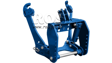 UNIVERSALE FRONTHYDRAULIK KAT 2 FÜR TRAKTOR 1500kg - BLAU (RAL 5017)