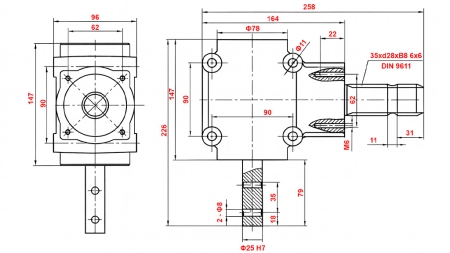 ΓΩΝΙΑΚΟ ΚΙΒΩΤΙΟ L-155J 1: 1.14 (16HP-12KW)