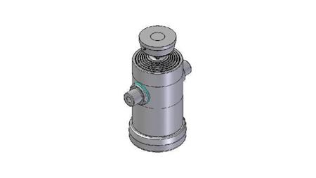 6063S -TELESCOPIC ZYLINDER STANDARD/KUGEL 6 STUFEN HUBLÄNGE 1920 DURCHMESSER 240