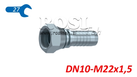 ΥΔΡΑΥΛΙΚΗ ΣΥΝΔΕΣΗ BSP ΘΗΛΥΚΗ DN10-M22X1,5