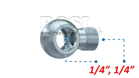 HIDRAVLIČNI PRIKLJUČEK OČESNI1/4-1/4