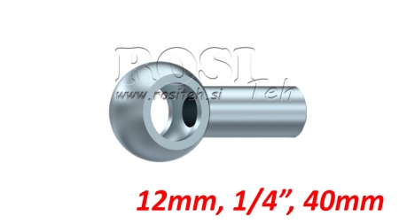 ΜΕΤΑΛΛΙΚΟΣ ΣΩΛΗΝΑΣ BANJO 1/4 40mm