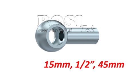 ΜΕΤΑΛΛΙΚΟΣ ΣΩΛΗΝΑΣ BANJO 1/2 45mm