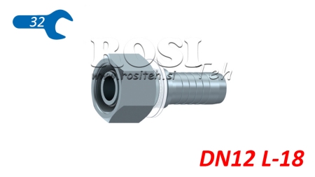 ΥΔΡΑΥΛΙΚΗ ΣΥΝΔΕΣΗ DKOL 18 L ΘΗΛΥΚΟ DN12-M26X1,5
