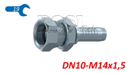 ΥΔΡΑΥΛΙΚΗ ΣΥΝΔΕΣΗ JIS ΙΑΠΩΝΙΚΗ 60° KOMATSU ΘΗΛΥΚΟ DN10-M14X1.5