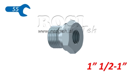 HIDRAVLIČNI ADAPTER MOŠKI-ŽENSKI 1 1/2 - 1