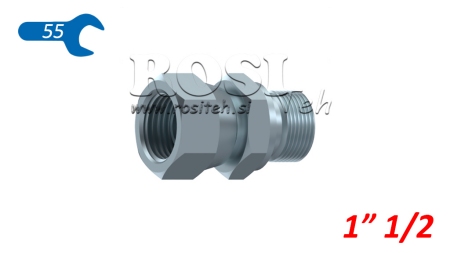 HIDRAVLIČNI DVOVIJAČNIK VRTLJIVA MATICA BSP 1 1/2