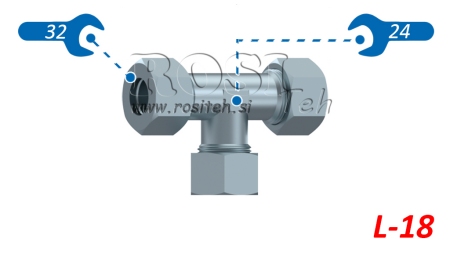 ΥΔΡΑΥΛΙΚΟ Τ-ΚΟΜΜΑΤΙ L-18 ΜΕ ΠΑΞΙΜΑΔΙ