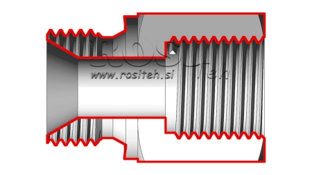 ΥΔΡΑΥΛΙΚΟΣ ΑΔΑΠΤΕΡ ΑΝΔΡΑΣ-ΓΥΝΑΙΚΑ 3/8-16X1,5