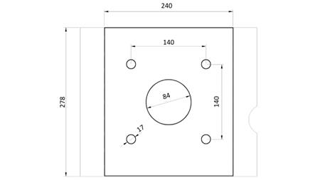 KLEŠČA ZA KAMEN BSG 400 TG 1000 kg - 1100 mm
