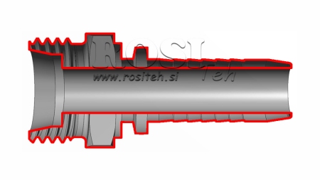 HYDRAULICKÉ PŘIPOJENÍ CEL 22 L S MUŽEM DN19-M30X2