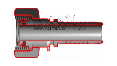 HYDRAULICKÉ PŘIPOJENÍ DKOS 38 S ŽENA DN31-M52X2